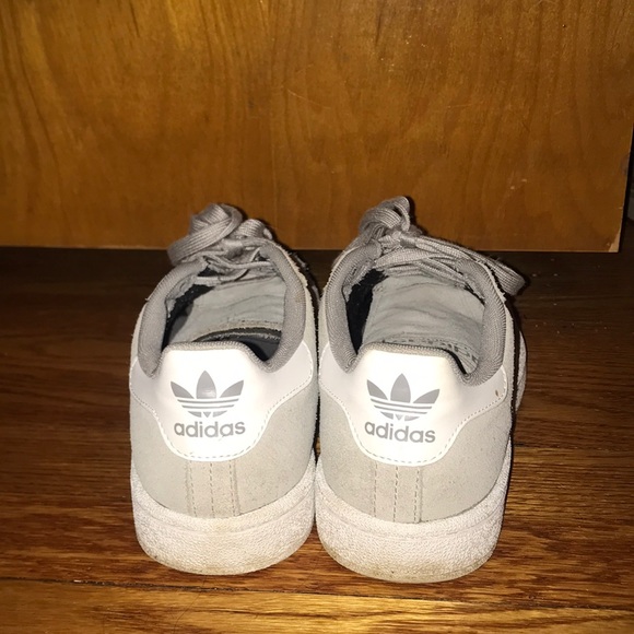 adidas superstar grey suede womens